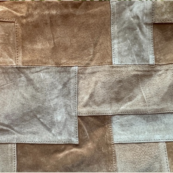 LIZDEN Genuine Leather Patchwork Shoulder Bag – One Size - Picture 5 of 10